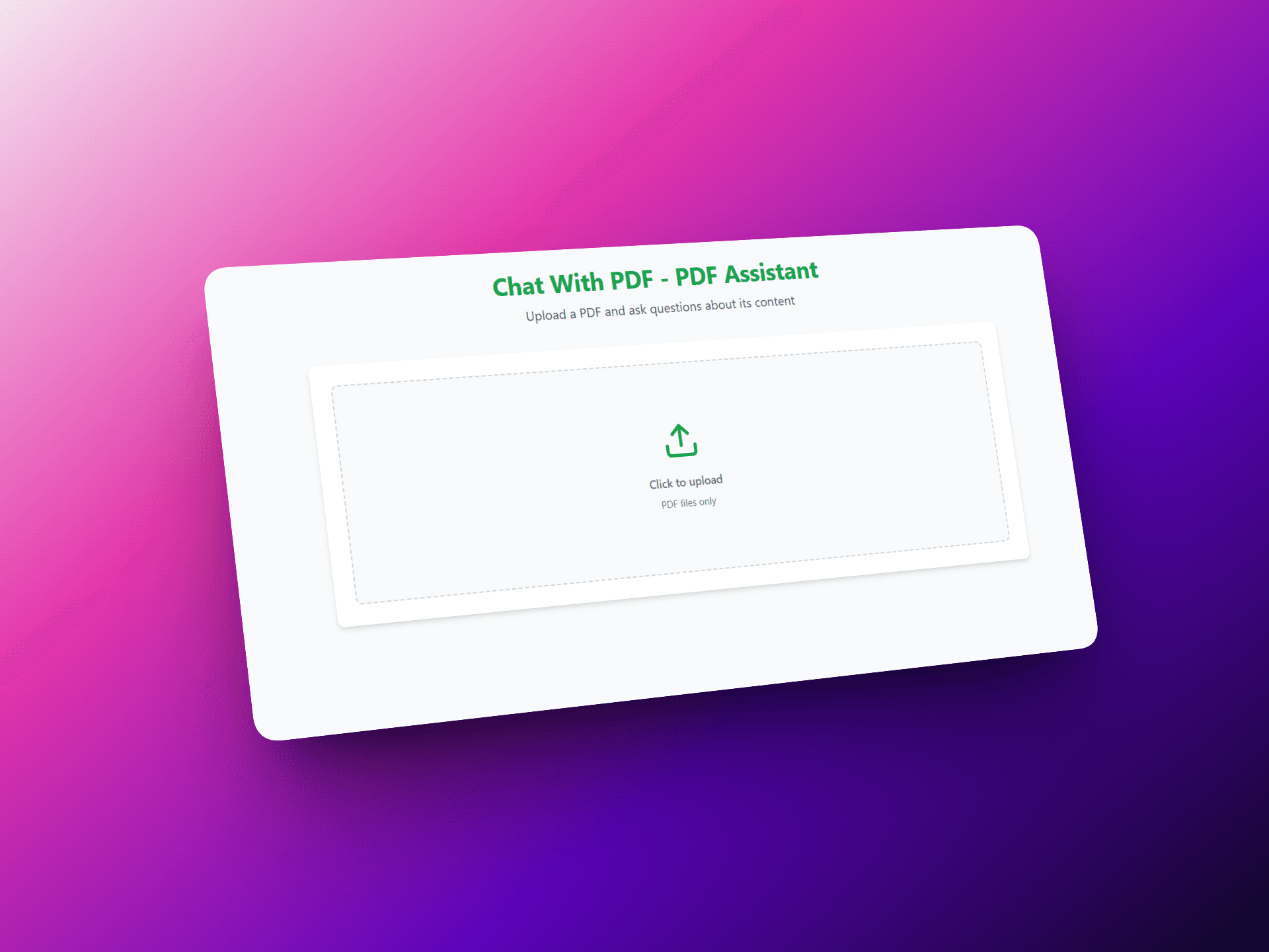 ChatWithPDF